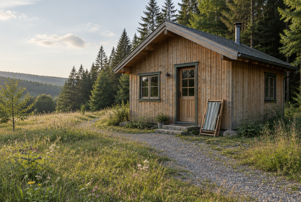 Wochenendhaus am Waldrand